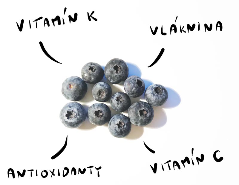 borůvky a vitamíny