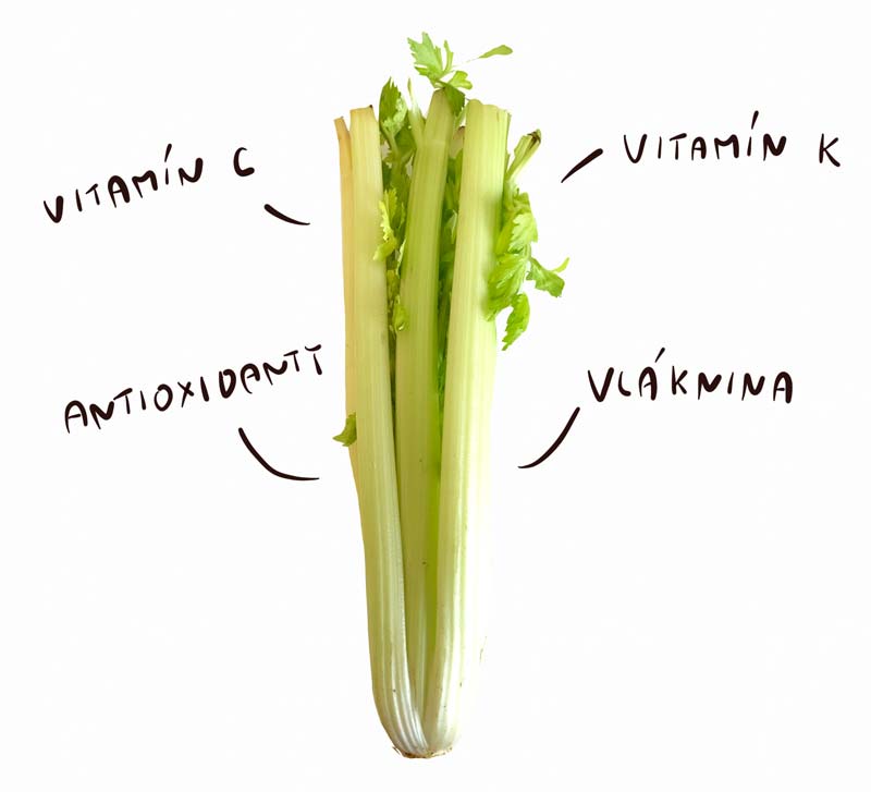řapíkatý celer složení