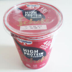 dr oetker high protein pudding schoko recenze